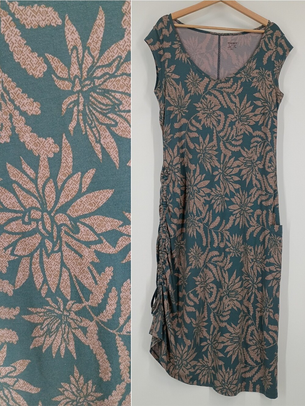 Toad & Co. Side Ruched Dress